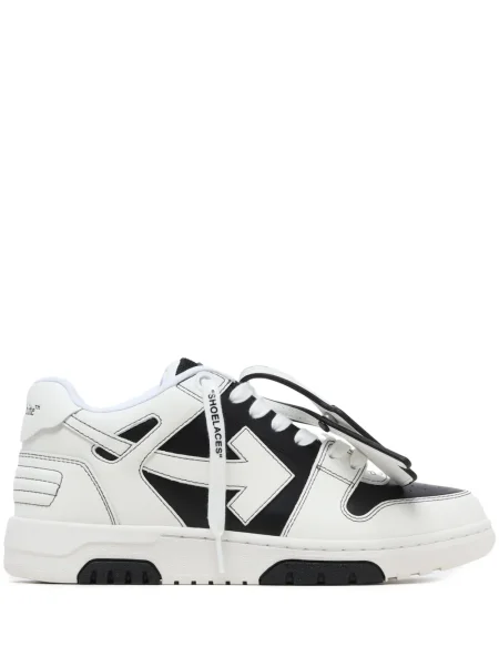 Sneakerși Off-white business alb