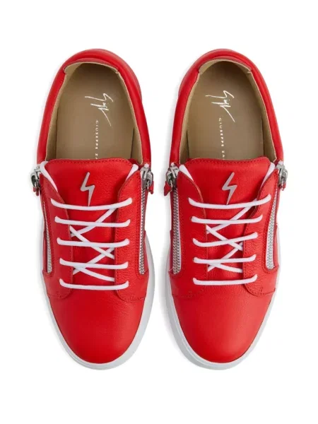 Sneakerși Giuseppe Zanotti din piele roșu