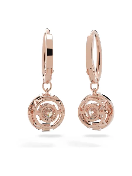 Kolczyki Swarovski różowe