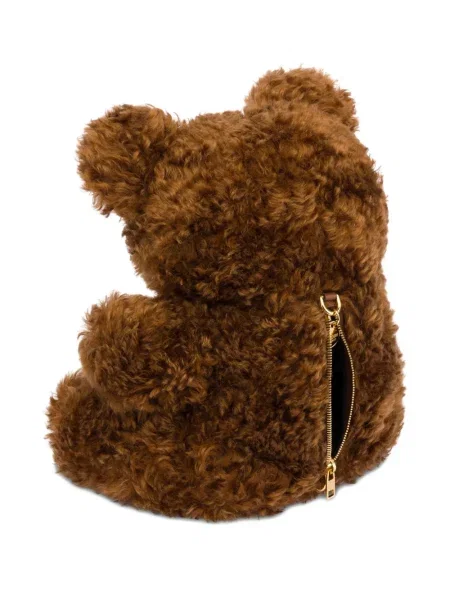 Geantă Moschino teddy maro