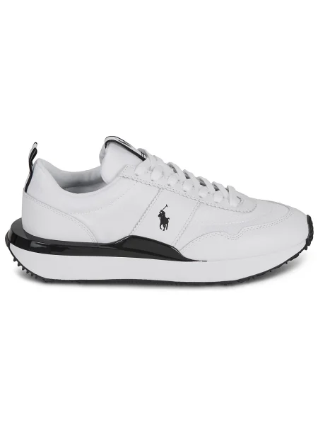 Čipkované tenisky Polo Ralph Lauren biela