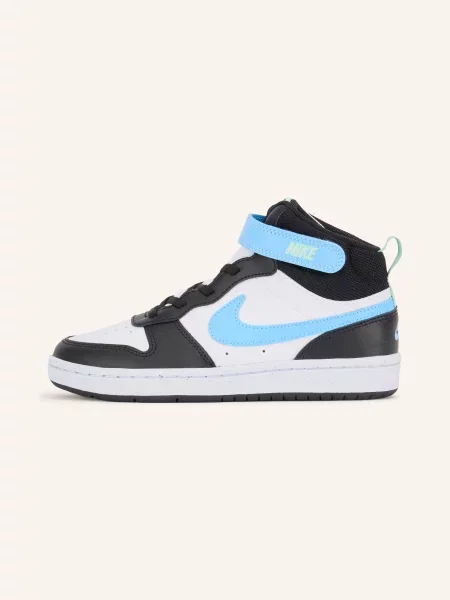 Nike Wysokie Sneakersy Court Borough Mid 2 schwarz białe