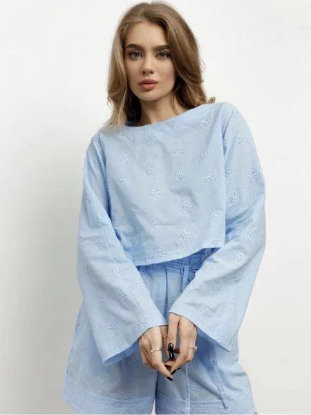 HARVEST Solomia Блуза блакитний