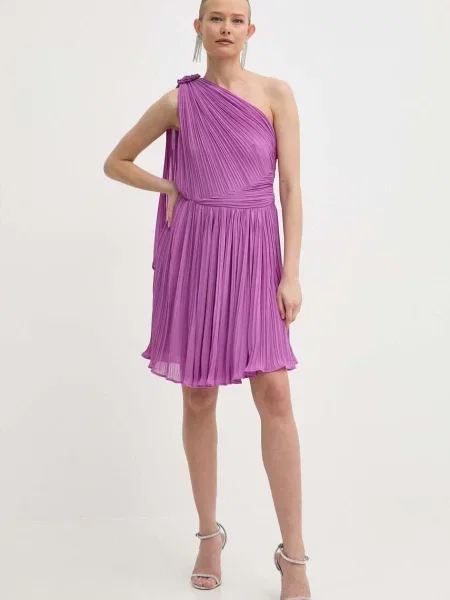 Сукня Marella mini розкльошена фіолетовий