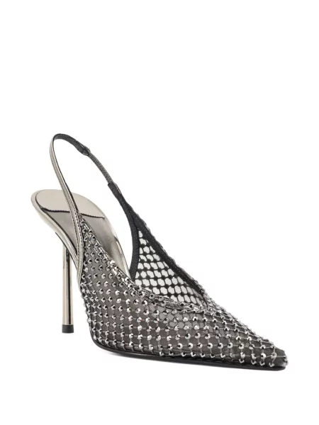 Pantofi cu toc Le Silla slingback alb