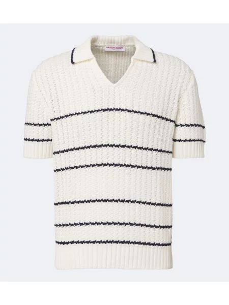 Tricou polo Orlebar Brown alb