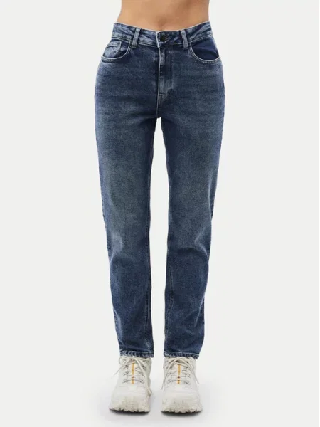 Pieces Džinsai Bella Tapered Fit mėlyna