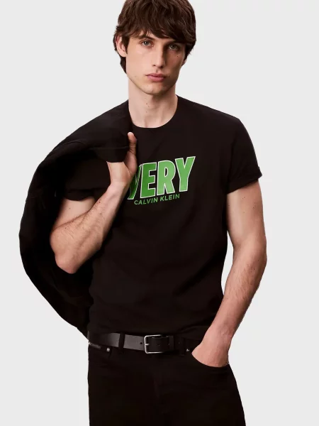 Футболка Calvin Klein Jeans чорна