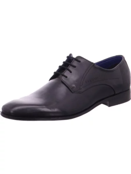 Buty derby ze skóry model ‘Mattia’ Bugatti czarny