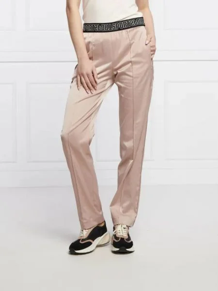 Marc Cain Szatén nadrág | Relaxed fit bézs