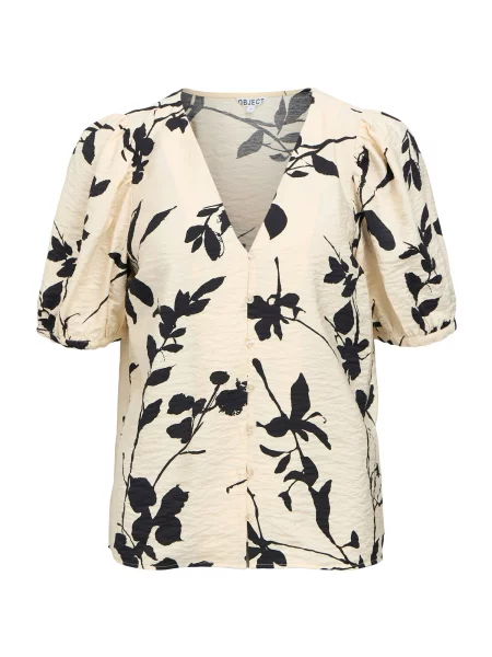 OBJECT Bluza OBJJACIRA šampanjac crna