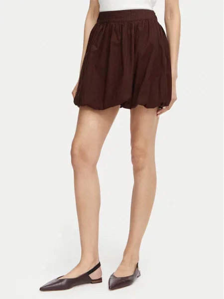 Mini sukně Vero Moda hnědá