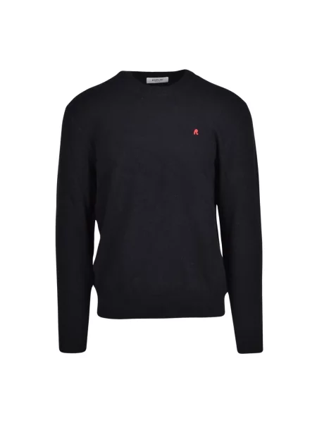 Sweter Replay wełniany czarny