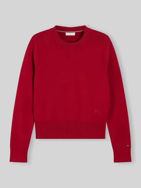 Sweter z czystej bawełny w kroju regular fit Tommy Hilfiger