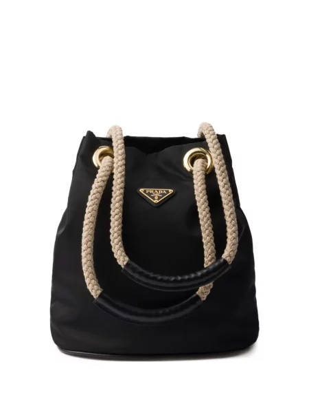 Geantă bucket Prada negru