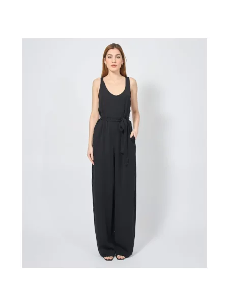 Sukienka Armani Exchange bez rękawów z paskiem czarna