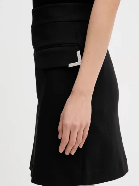 Спідниця Karl Lagerfeld mini пряма чорний