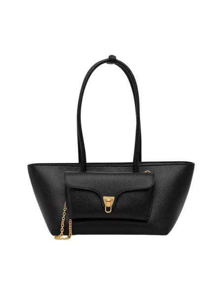 Coccinelle Torba Na Ramię Double Beat schwarz czarna