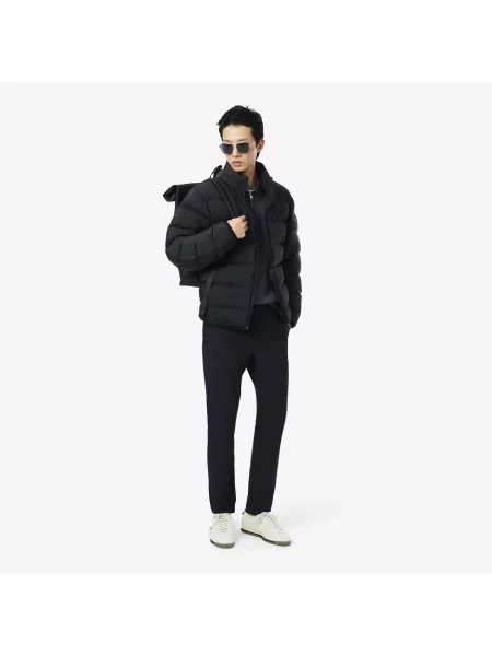 Lacoste Kurtka Puchowa Commuter Odporna Na Wodę czarna