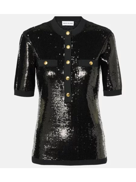 Top Rebecca Vallance črna