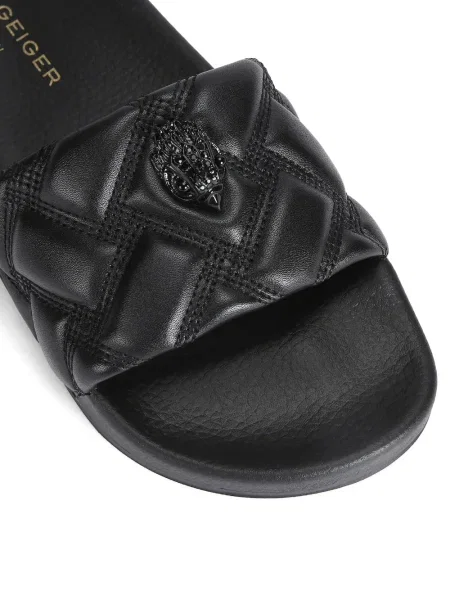 Papuci tip mules Kurt Geiger London negru