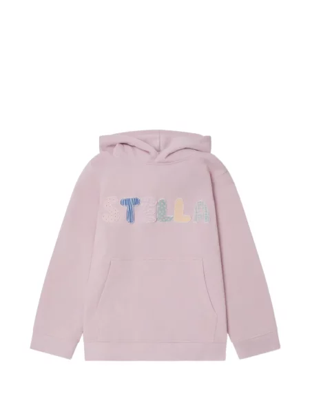 Bluza z kapturem dziecięca Stella Mccartney różowa