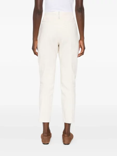 Pantaloni Brunello Cucinelli alb