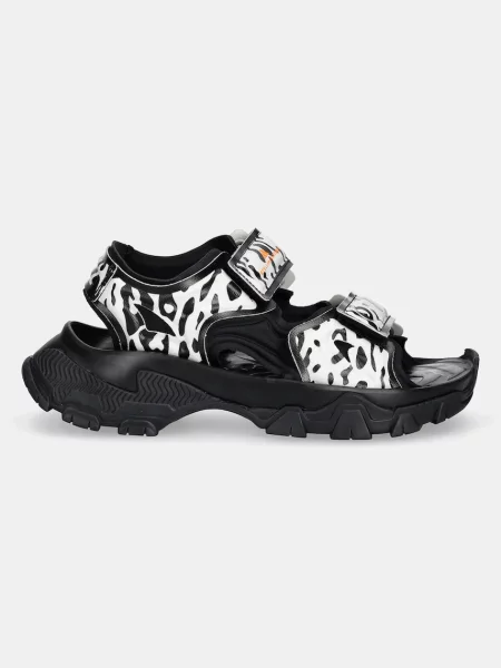 Босоножки Adidas By Stella Mccartney из канваса черные