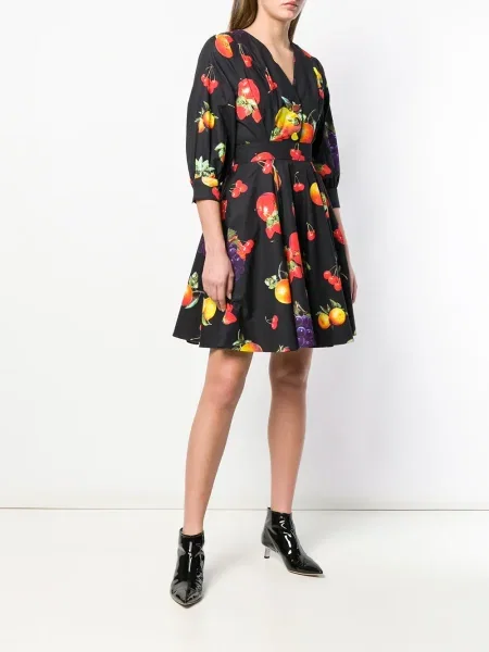 Rochie Msgm cu imagine de costum negru