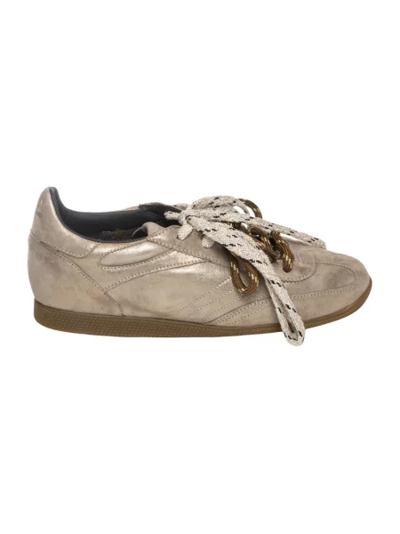 Sneakersy Ama Brand skórzane beżowe