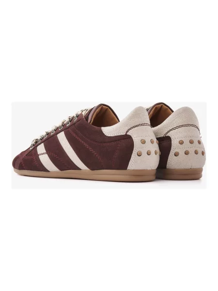 Sneakersy Via Vai skórzane czerwone