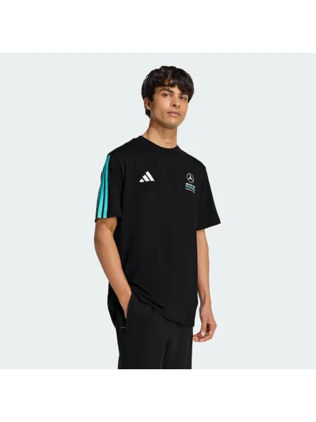ADIDAS PERFORMANCE Tehnička sportska majica Mercedes-AMG Petronas Formula 1 Team Dna tirkiz / crna bijela