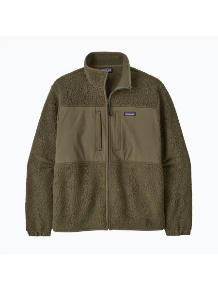 Hanorac din fleece Patagonia din fleece retro verde