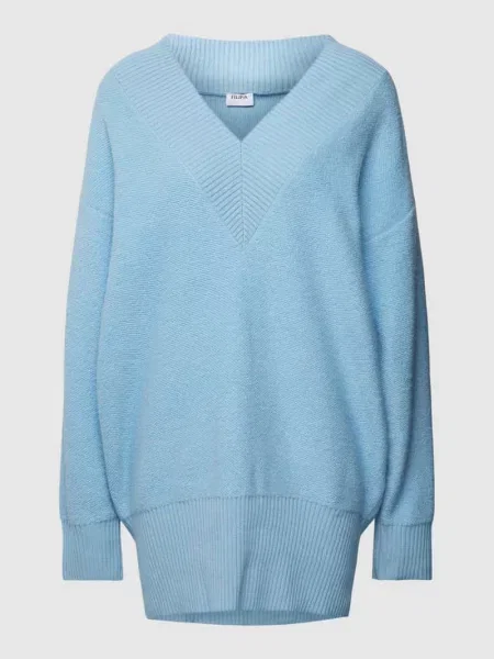 Sweter dzianinowy o wyglądzie bouclé z wełny merynosów Filippa K