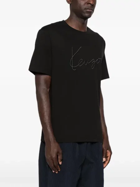 Tricou Kenzo cu broderie negru