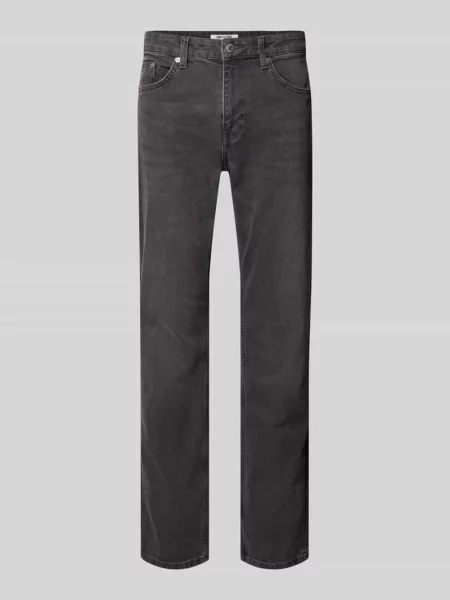 Jeansy o kroju regular fit z mieszanki bawełny model ‘WEFT’ Only & Sons
