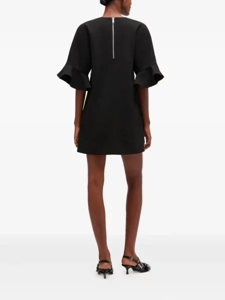 Rochie Ganni cu volane de costum negru
