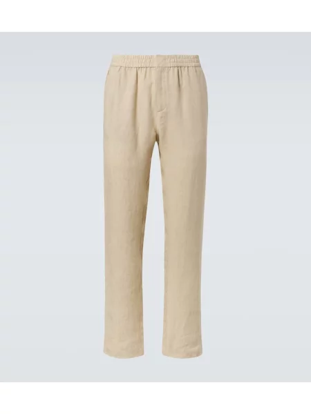 Pantaloni Sunspel de in bej