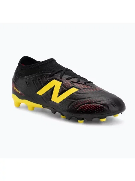 Încălțăminte de fotbal pentru copii New Balance Tekela Team V5 black yellow/fire cracker negru