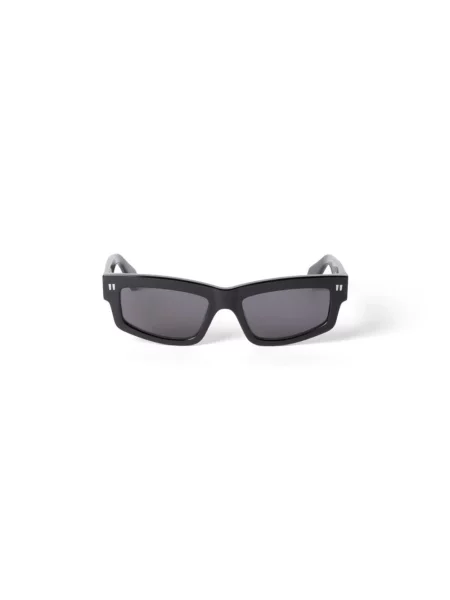 Off White Akcesoria unisex Czarny ONE SIZE Czarne/Szare Kot Okulary przeciwsłoneczne Miramar białe