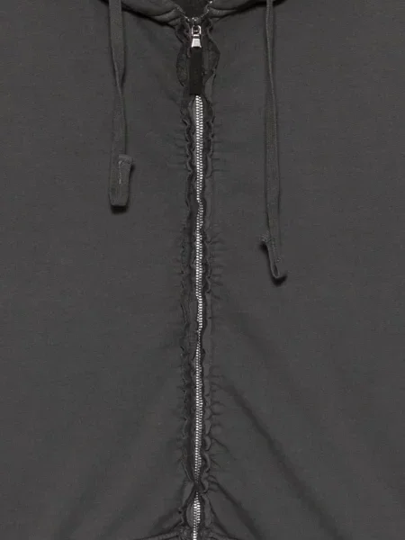 Hoodie Kristensen Du Nord με βολάν γκρι