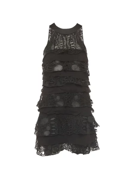 Rochie midi Dvf Diane Von Furstenberg din dantelă negru