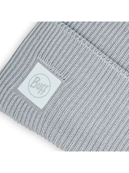 Zimná čiapka BUFF Crossknit light grey sivá