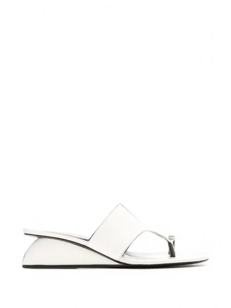 Sandale Tory Burch cu pană alb
