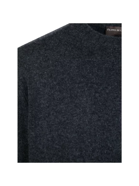 Sweter Filippo De Laurentiis wełniany szary