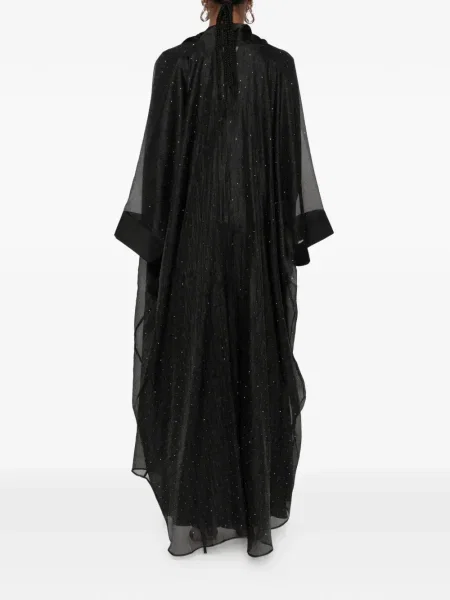 Salopetă Silkylicious din satin negru