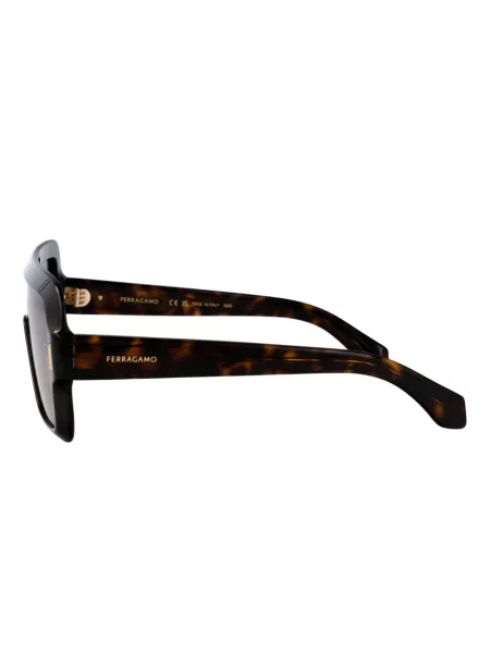 Ochelari de soare Ferragamo Eyewear maro