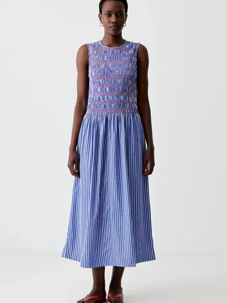 Tommy Hilfiger rochie evazată din albastru