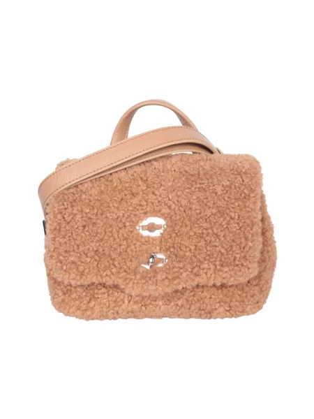 Torebka Zanellato typu teddy brązowa