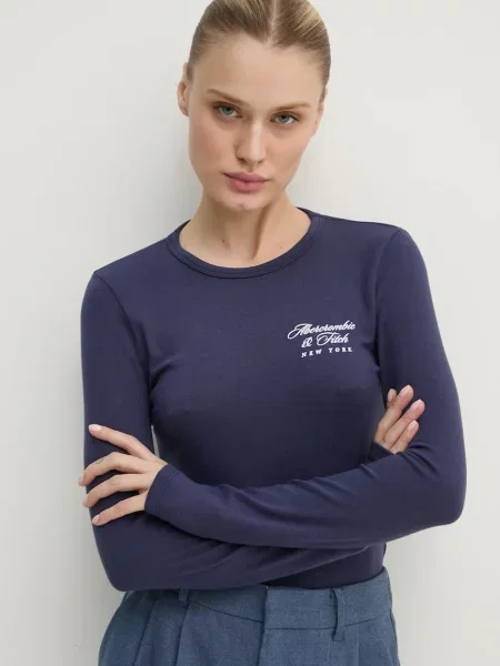 Tričko s dlouhým rukávem Abercrombie & Fitch